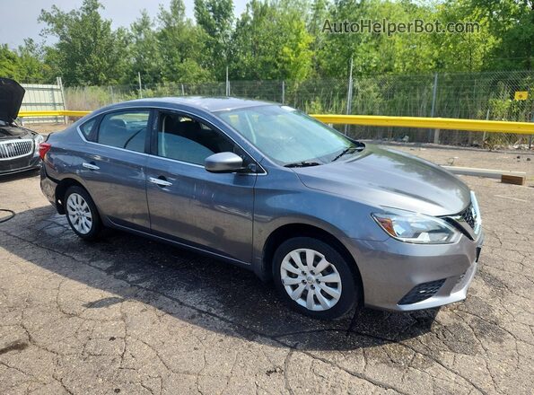 3N1AB7AP0GL677987 2016 NISSAN SENTRA Gray Przód prawy