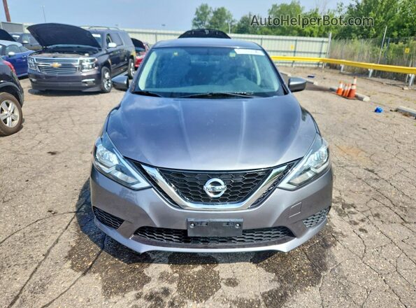 3N1AB7AP0GL677987 2016 NISSAN SENTRA Gray Widok z przodu