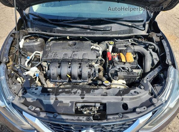 3N1AB7AP0GL677987 2016 NISSAN SENTRA Gray Widok wnętrza z tyłu