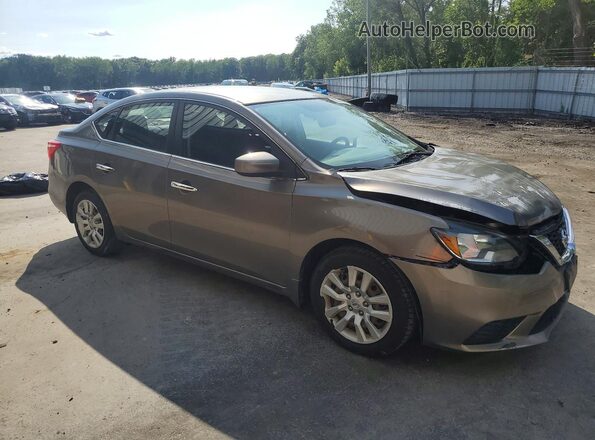 3N1AB7AP0GY257178 2016 NISSAN SENTRA Silver Передня права чверть
