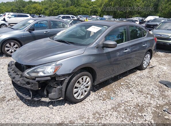 3N1AB7AP0GY287071 2016 NISSAN SENTRA Серый Передняя левая четверть