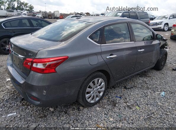 3N1AB7AP0GY287071 2016 NISSAN SENTRA Серый Задняя правая четверть