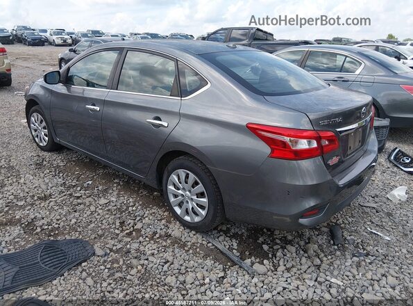 3N1AB7AP0GY287071 2016 NISSAN SENTRA Серый Задняя левая четверть