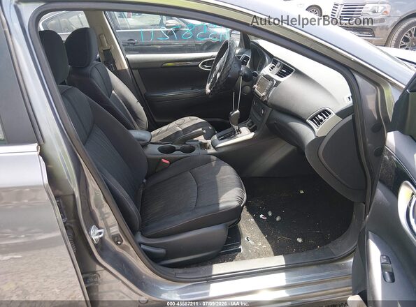 3N1AB7AP0GY287071 2016 NISSAN SENTRA Серый Вид салона спереди