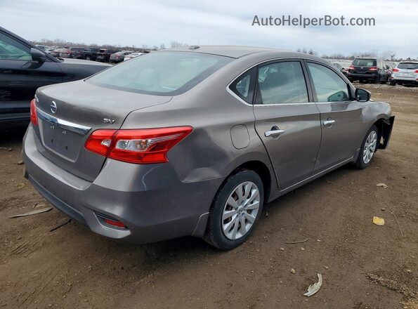 3N1AB7AP0GY293131 2016 NISSAN SENTRA Gray Задня права чверть