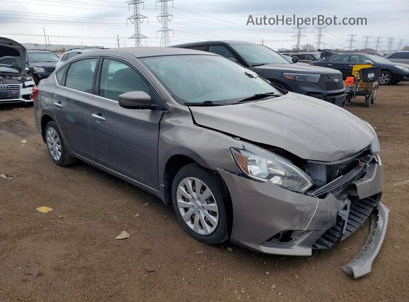 3N1AB7AP0GY293131 2016 NISSAN SENTRA Gray Передня права чверть