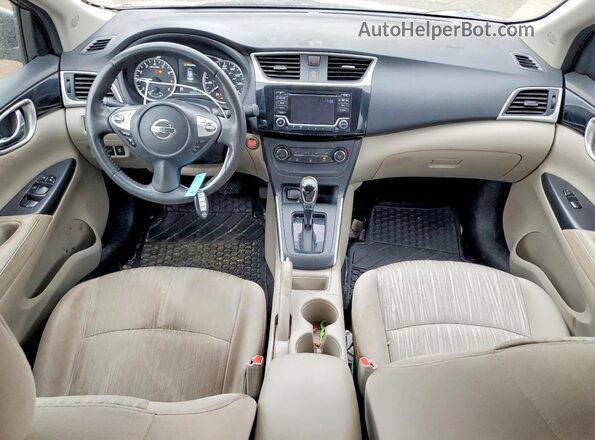 3N1AB7AP0GY293131 2016 NISSAN SENTRA Gray Вид панелі приладів