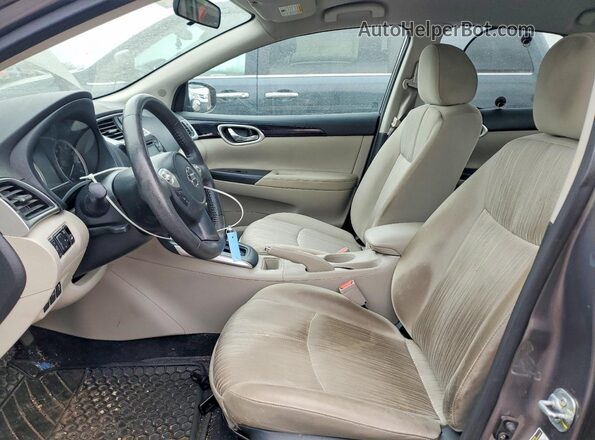 3N1AB7AP0GY293131 2016 NISSAN SENTRA Gray Вид салону спереду