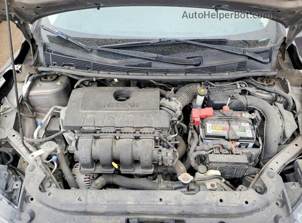 3N1AB7AP0GY293131 2016 NISSAN SENTRA Gray Вид задньої частини салону