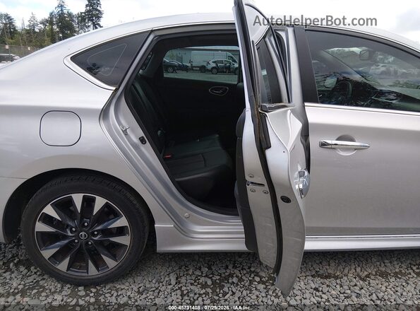 3N1AB7AP0GY331991 2016 NISSAN SENTRA Silver VIN კოდის სტიკერის ხედი