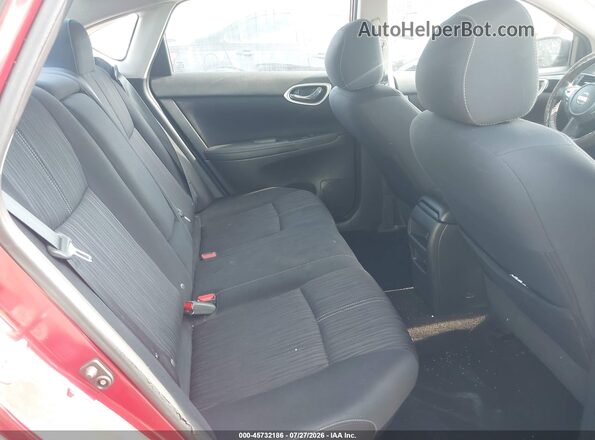 3N1AB7AP0HL643758 2017 NISSAN SENTRA Red VIN კოდის სტიკერის ხედი