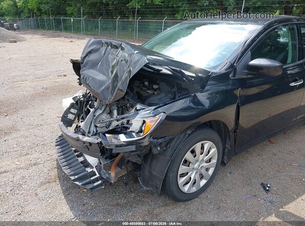 3N1AB7AP0HL650483 2017 NISSAN SENTRA Black Դիմացի տեսք