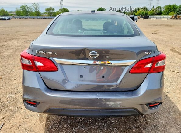 3N1AB7AP0HL655473 2017 NISSAN SENTRA Gray Հետևի տեսք