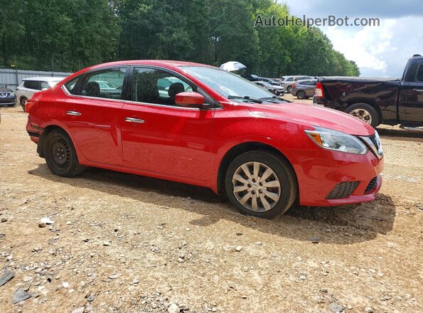3N1AB7AP0HL714411 2017 NISSAN SENTRA Red Front right