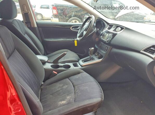 3N1AB7AP0HL714411 2017 NISSAN SENTRA Red Front interior view