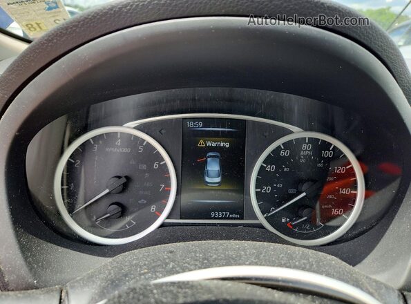 3N1AB7AP0HY205275 2017 NISSAN SENTRA Blue Instrument cluster view