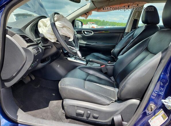3N1AB7AP0HY205275 2017 NISSAN SENTRA Blue Front interior view