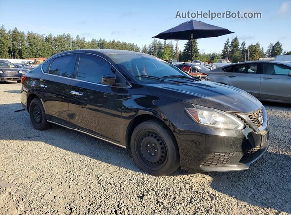 3N1AB7AP0HY222058 2017 NISSAN SENTRA Black Передня права чверть