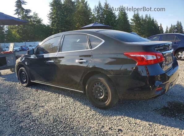 3N1AB7AP0HY222058 2017 NISSAN SENTRA Black Задня ліва чверть