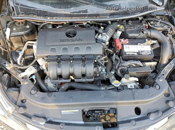 3N1AB7AP0HY222058 2017 NISSAN SENTRA Black Вид задньої частини салону