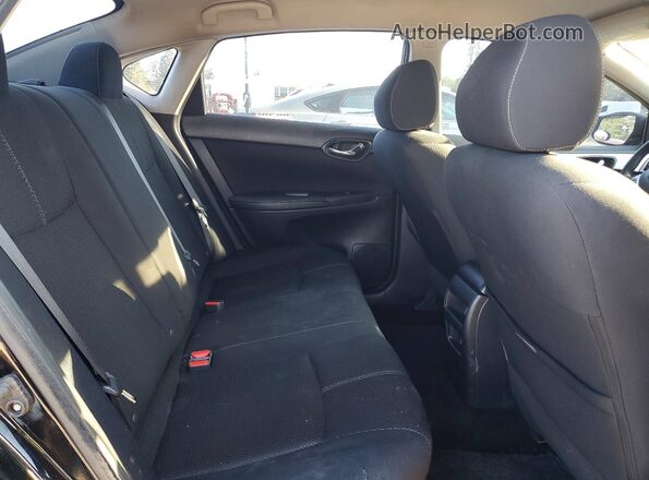 3N1AB7AP0HY222058 2017 NISSAN SENTRA Black Вид задніх сидінь