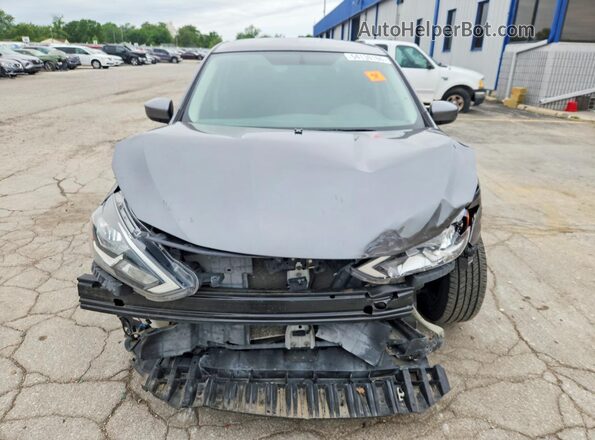 3N1AB7AP0HY229818 2017 NISSAN SENTRA Gray წინა ხედი