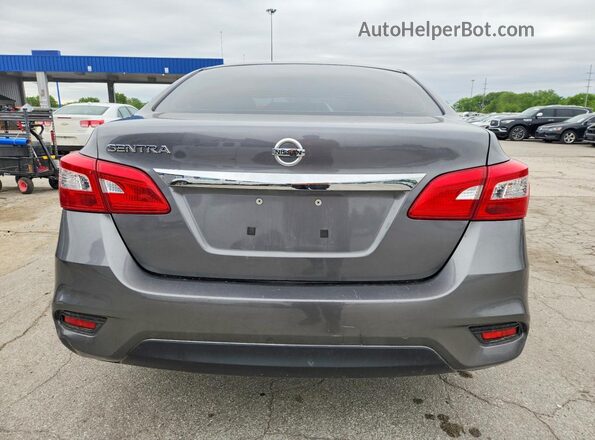3N1AB7AP0HY229818 2017 NISSAN SENTRA Gray უკანა ხედი