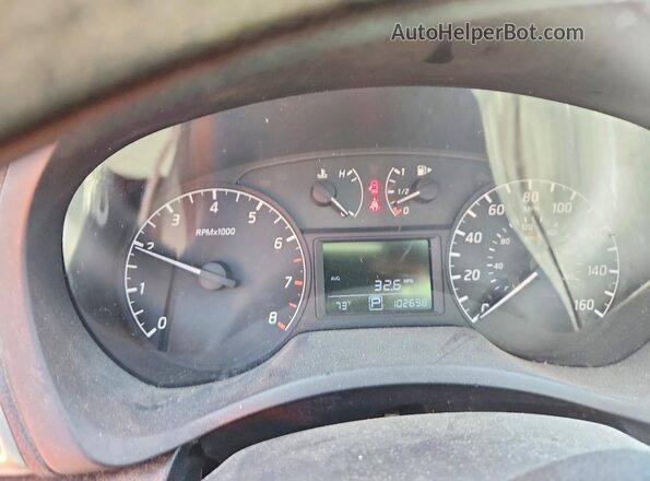 3N1AB7AP0HY229818 2017 NISSAN SENTRA Gray ხელსაწყოთა პანელის ხედი