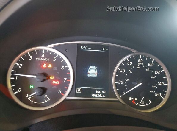 3N1AB7AP0HY246196 2017 NISSAN SENTRA White Vista del cuadro de instrumentos