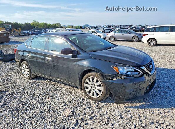 3N1AB7AP0HY264374 2017 NISSAN SENTRA Black Front right