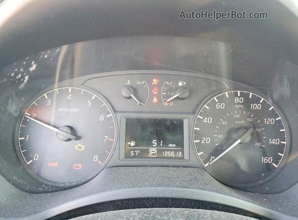 3N1AB7AP0HY264374 2017 NISSAN SENTRA Black Instrument cluster view