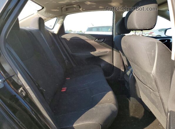 3N1AB7AP0HY264374 2017 NISSAN SENTRA Black Rear seats view