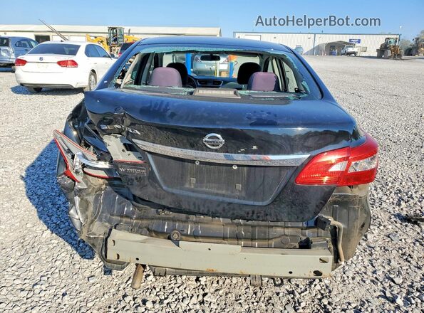 3N1AB7AP0HY264374 2017 NISSAN SENTRA Black Rear view