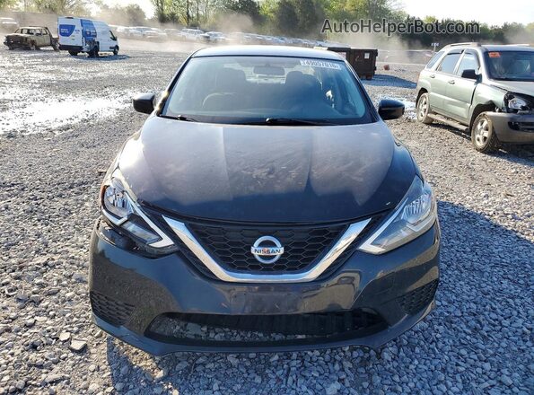 3N1AB7AP0HY264374 2017 NISSAN SENTRA Black Front view