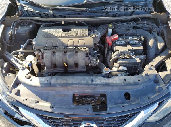 3N1AB7AP0HY264374 2017 NISSAN SENTRA Black Rear interior view