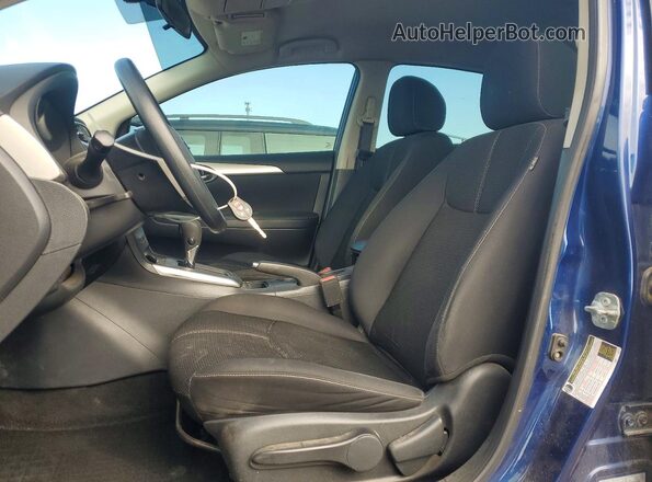 3N1AB7AP0HY269557 2017 NISSAN SENTRA Blue Front interior view