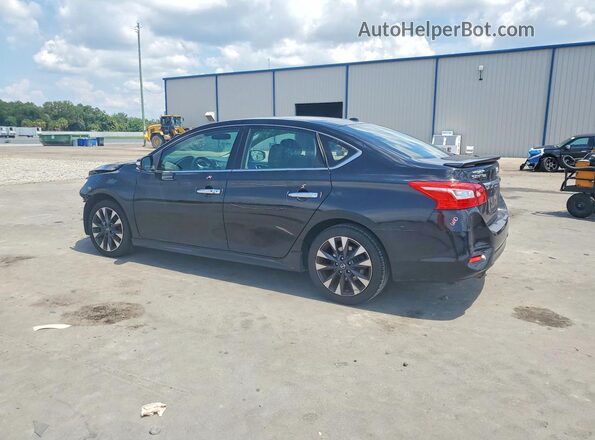 3N1AB7AP0HY298458 2017 NISSAN SENTRA Black Trasero izquierdo