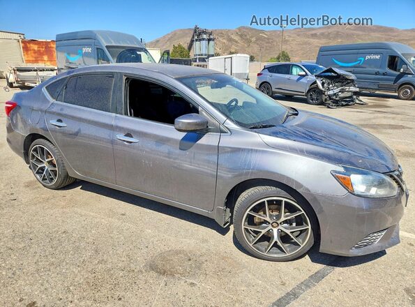 3N1AB7AP0HY299139 2017 NISSAN SENTRA Gray Front right