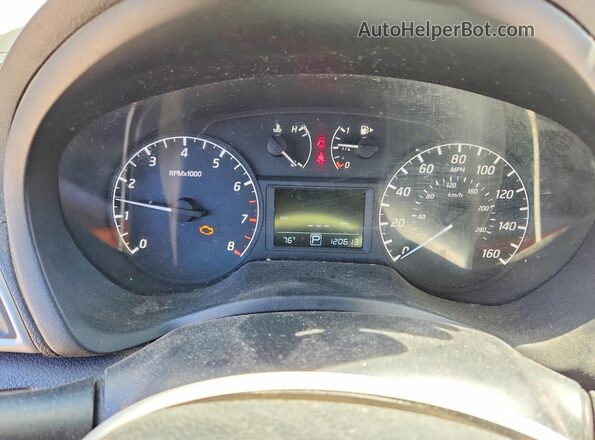 3N1AB7AP0HY299139 2017 NISSAN SENTRA Gray Instrument cluster view