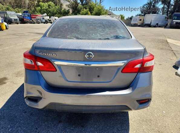 3N1AB7AP0HY299139 2017 NISSAN SENTRA Gray Rear view