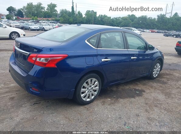 3N1AB7AP0HY303562 2017 NISSAN SENTRA Blue უკანა მარჯვენა