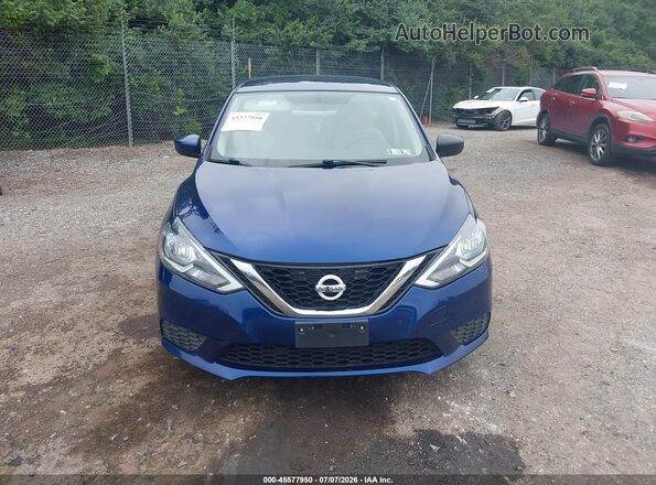 3N1AB7AP0HY303562 2017 NISSAN SENTRA Blue წინა ხედი