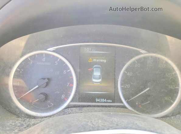 3N1AB7AP0HY318885 2017 NISSAN SENTRA Blue Instrument cluster view
