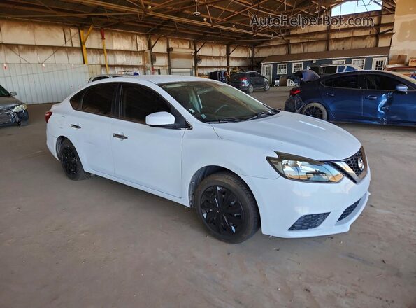 3N1AB7AP0HY346038 2017 NISSAN SENTRA White Передня права чверть