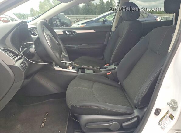 3N1AB7AP0HY350266 2017 NISSAN SENTRA White წინა სალონის ხედი