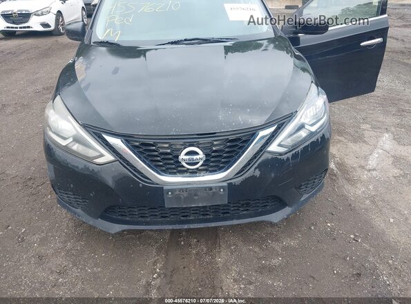 3N1AB7AP0HY354186 2017 NISSAN SENTRA Black Front view