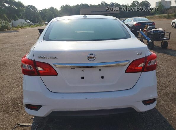 3N1AB7AP0HY355354 2017 NISSAN SENTRA White Հետևի տեսք
