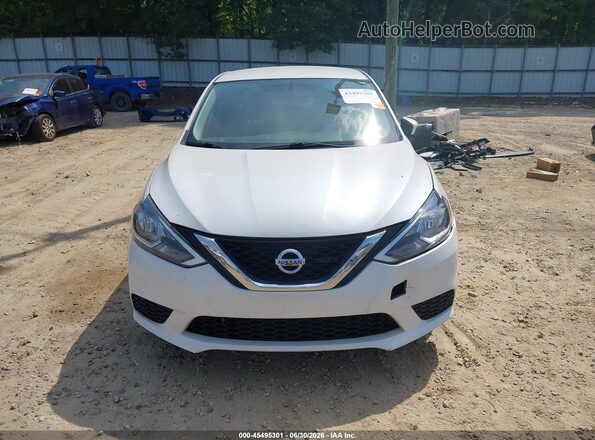 3N1AB7AP0HY356973 2017 NISSAN SENTRA White Вид щитка приладів