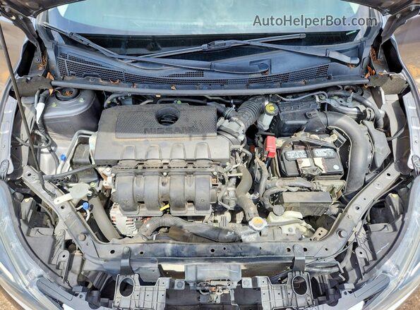3N1AB7AP0HY388905 2017 NISSAN SENTRA Gray უკანა სალონის ხედი
