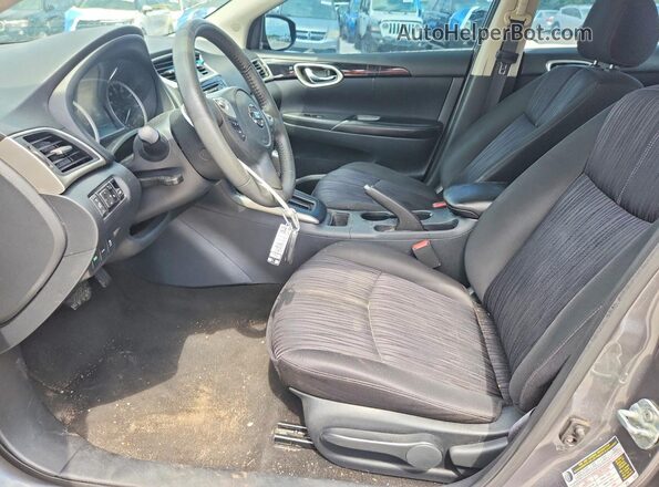 3N1AB7AP0HY388905 2017 NISSAN SENTRA Gray წინა სალონის ხედი